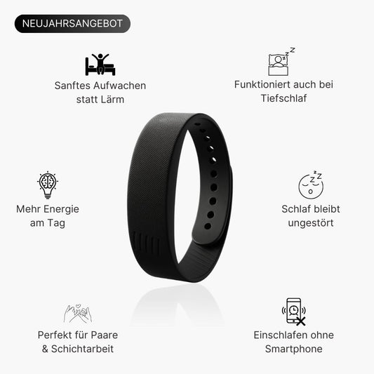 SilentRise™ | Vibrations-Weckarmband für Tiefschläfer
