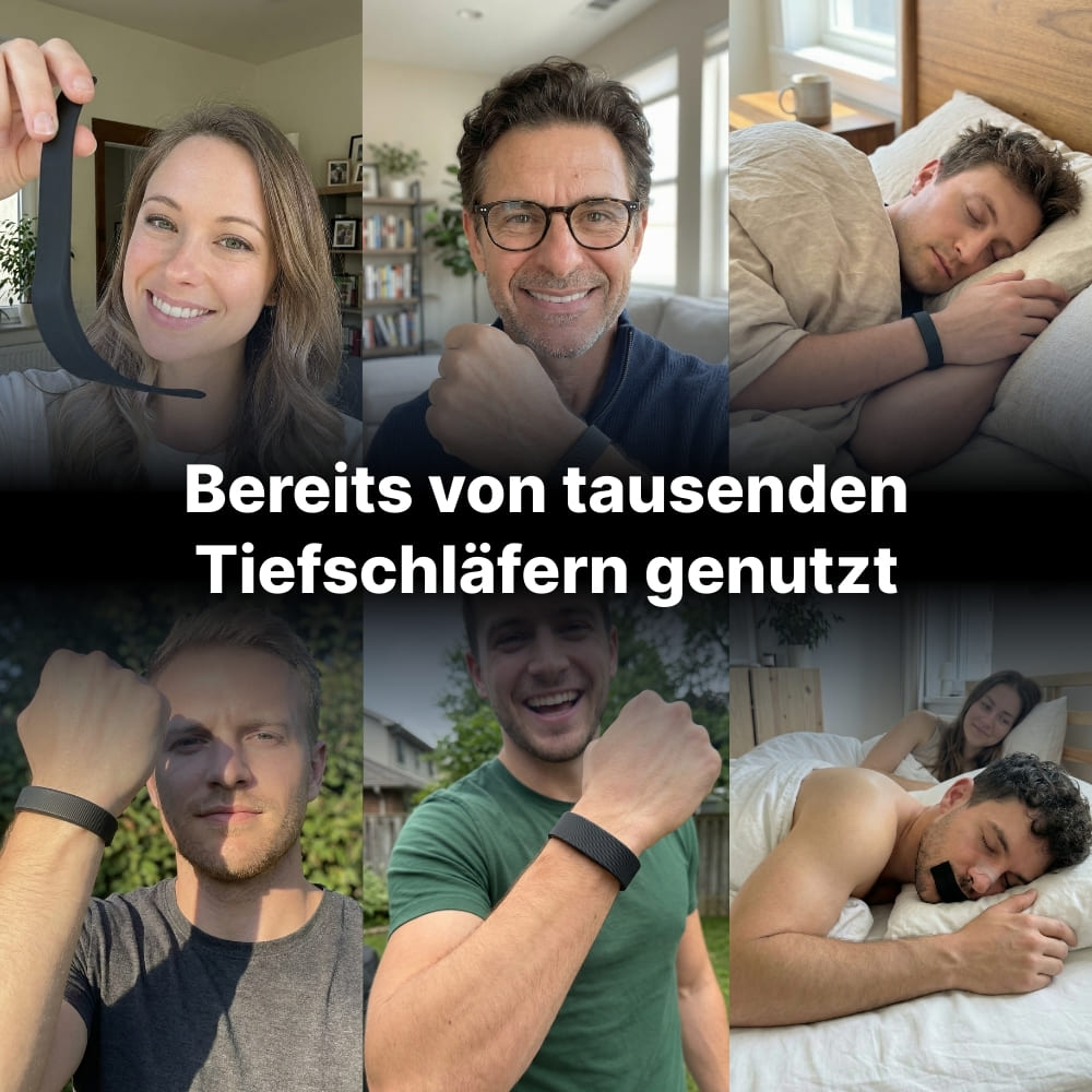 SilentRise™ | Vibrations-Weckarmband für Tiefschläfer