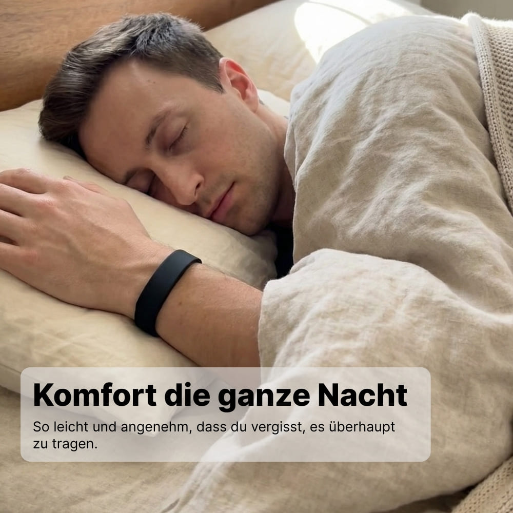 SilentRise™ | Vibrations-Weckarmband für Tiefschläfer