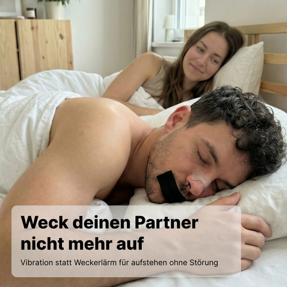 SilentRise™ | Vibrations-Weckarmband für Tiefschläfer
