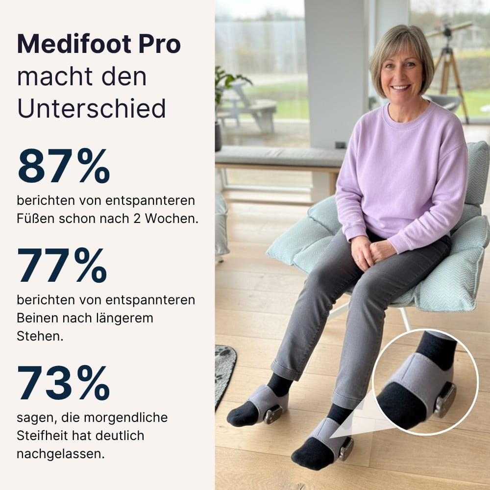 Medifoot Pro™ - Endlich wieder schmerzfrei aufstehen
